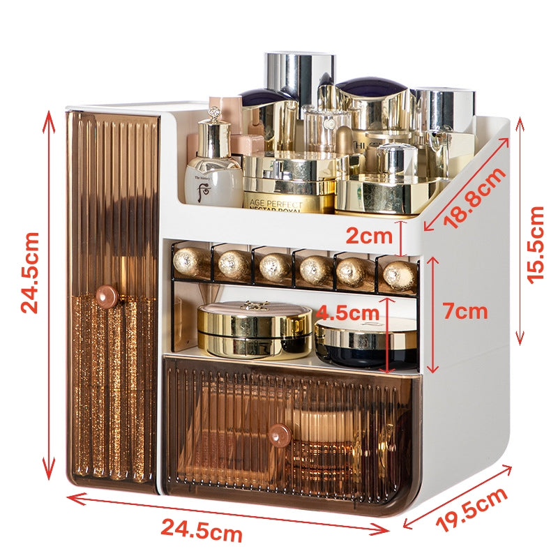 Makeup Organizers Large Capacity Facial Product Skin Care Organiser Make Up Brush Holder Storage