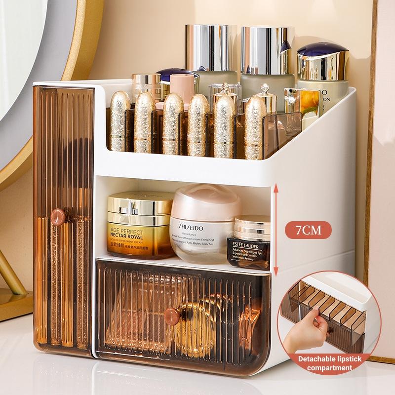 Makeup Organizers Large Capacity Facial Product Skin Care Organiser Make Up Brush Holder Storage