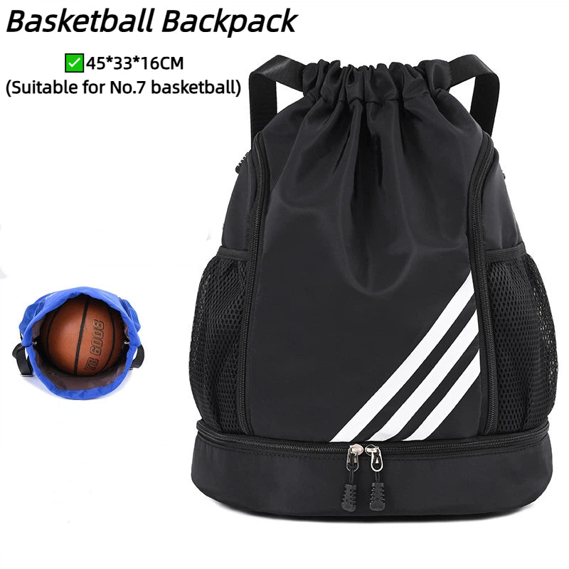 50L Badminton Bag Large Capacity Waterproof Sports Gym Backpack Unisex for Tennis & Travel, Outdoor