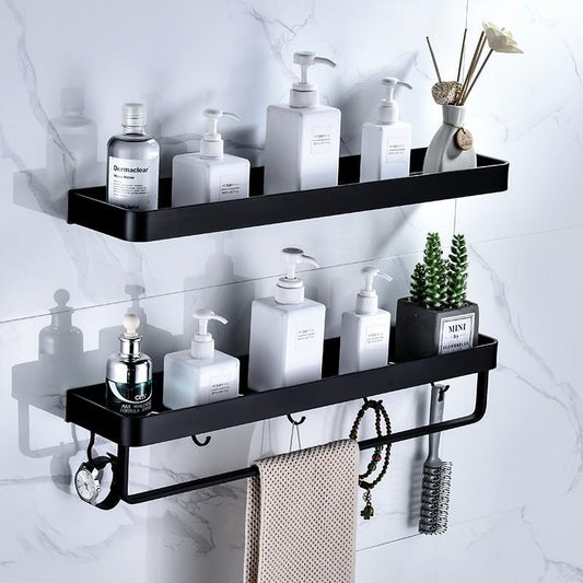 Rumahhome  Bathroom Rack Bathroom Shelf Shampoo holder Rack Toilet Rack Towel Shelf Bathroom Storage Kitchen Shelf Hanging