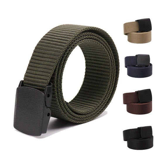 SG Ready stock Men Female Belts Military Nylon Adjustable Outdoor Travel Tactical Waist Belt