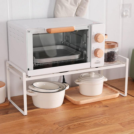 Rumahhome Japanese-style  Kitchen storage rack Microwave oven shelf