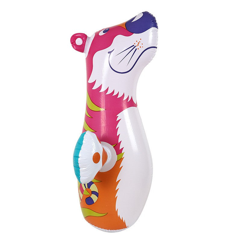 SG Rumahhome Kids 3D Inflatable Tumbler Toy Children Cartoon Animal Blow Up Toys Family Interactive Games