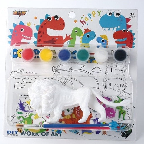 SG Rumahhome DIY Coloring 3D Painting Dinosaur Model Drawing Graffiti Children Educational Toys