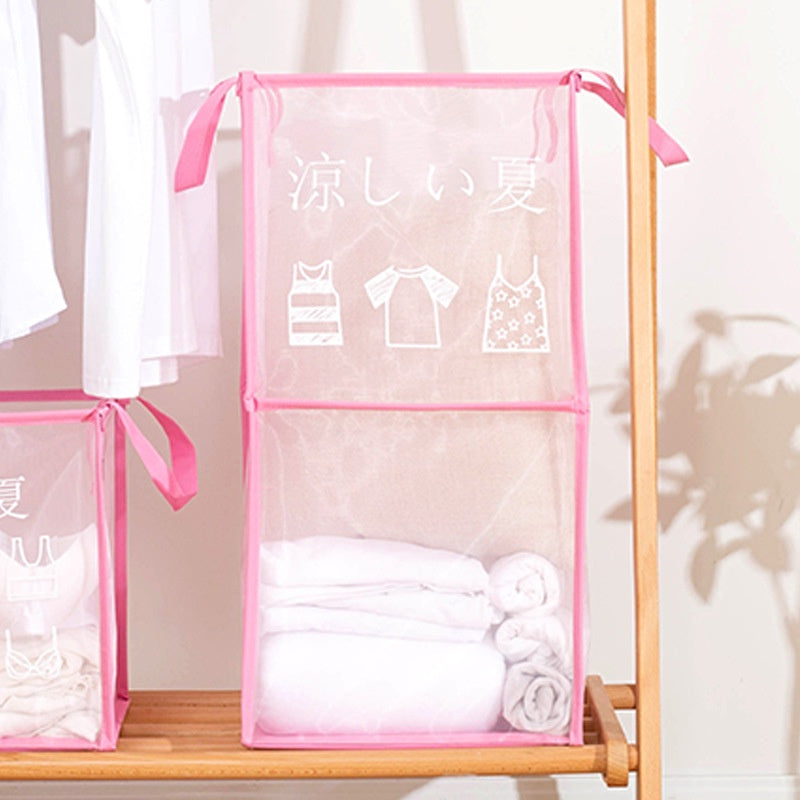 Local Shipping Specool® Popular Folding Laundry Basket Storage Boxes Washing Clothes Basket Laundry Bags Sundries Box