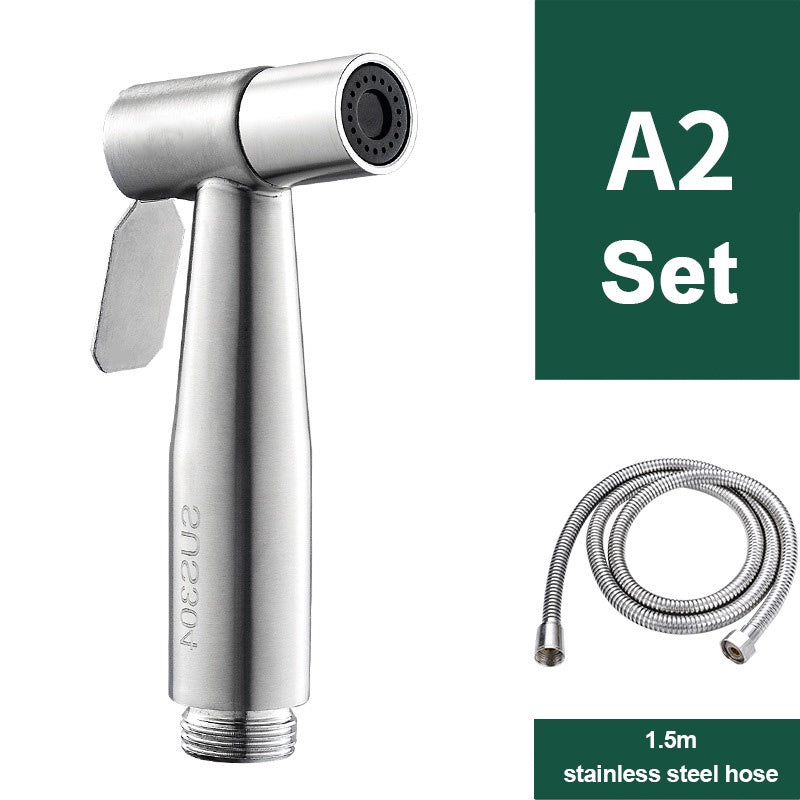 Toilet Bidet Spray Non Punching Bidet Spray Set Spray Head Quality 304Stainless Steel Toilet booster nozzle set