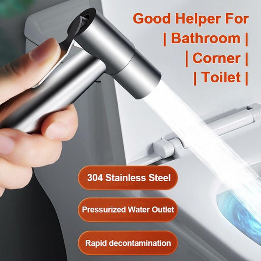 Toilet Bidet Spray Non Punching Bidet Spray Set Spray Head Quality 304Stainless Steel Toilet booster nozzle set