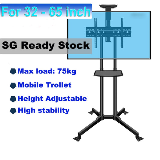 TV stand For 32-65 inch  LCD TV mobile bracket adjustable mobile all-in-one TV floor cart