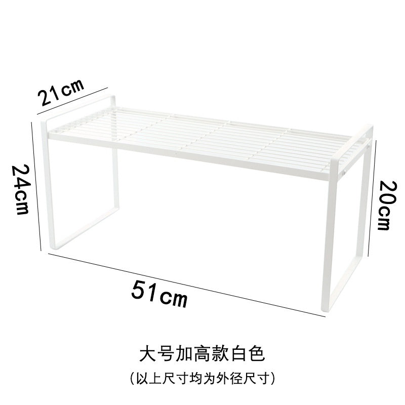 Rumahhome Japanese-style  Kitchen storage rack Microwave oven shelf