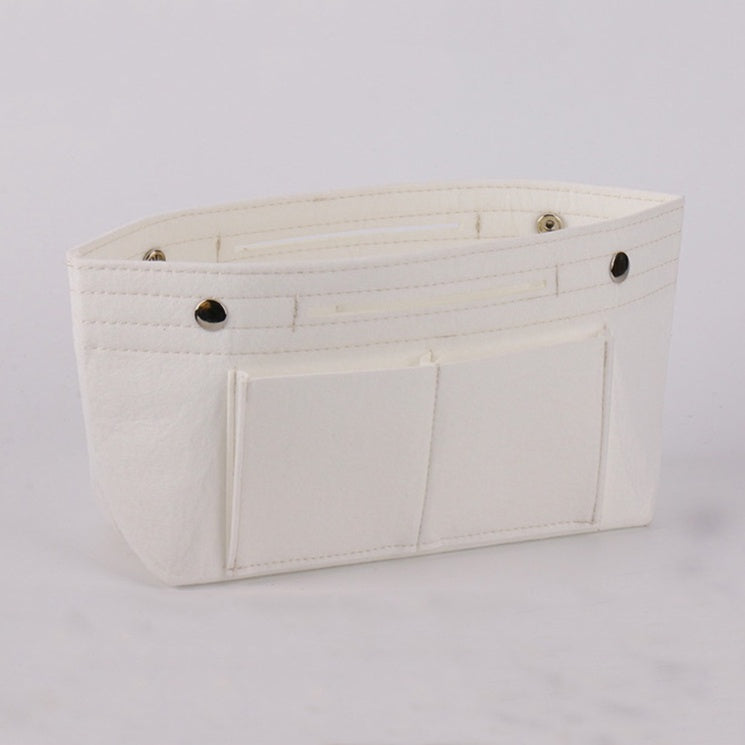 Rumahhome Felt Lined Bag Women's Toiletry Bag Multi Function Storage Bag Portable Liner Bag For Tote Bag