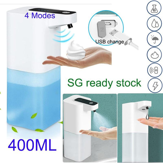 SG automatic soap dispenser foam washing liquid dispenser device intelligent hand sanitizer soap dispenser alcohol spray