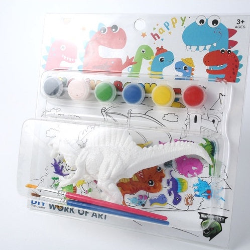SG Rumahhome DIY Coloring 3D Painting Dinosaur Model Drawing Graffiti Children Educational Toys
