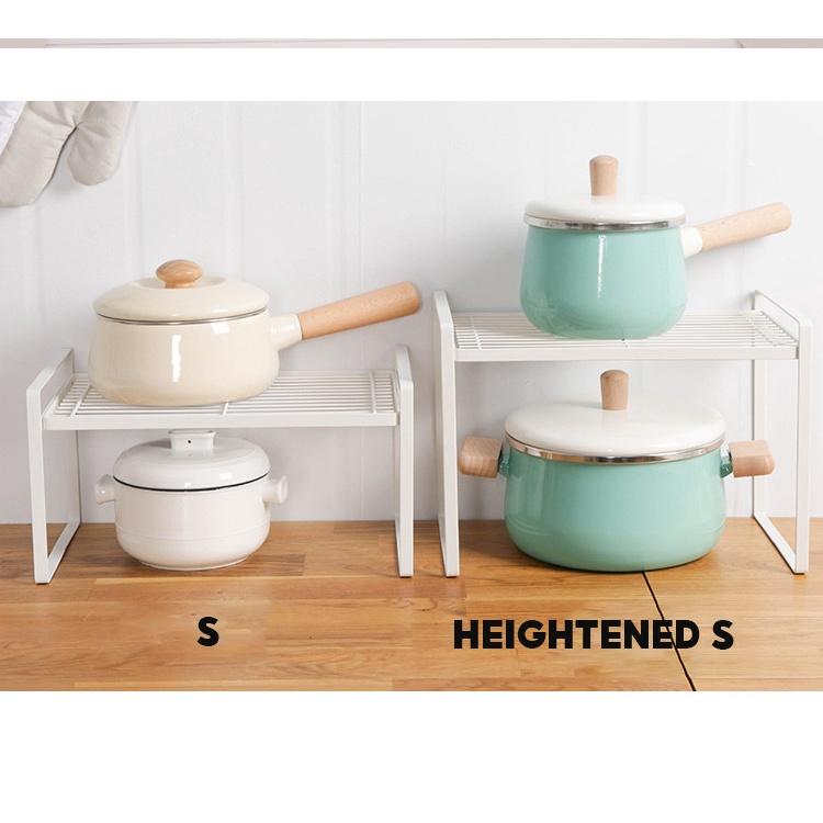 Rumahhome Japanese-style  Kitchen storage rack Microwave oven shelf
