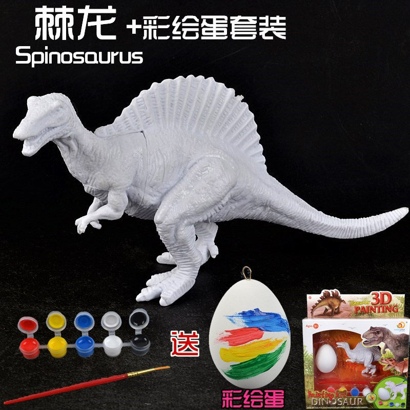 SG Rumahhome DIY Coloring 3D Painting Dinosaur Model Drawing Graffiti Children Educational Toys