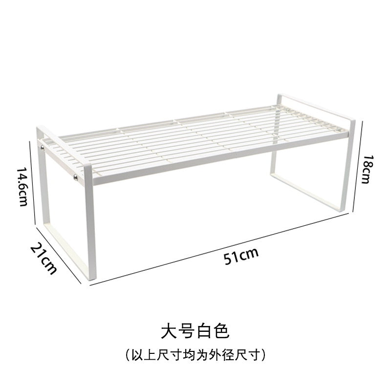 Rumahhome Japanese-style  Kitchen storage rack Microwave oven shelf