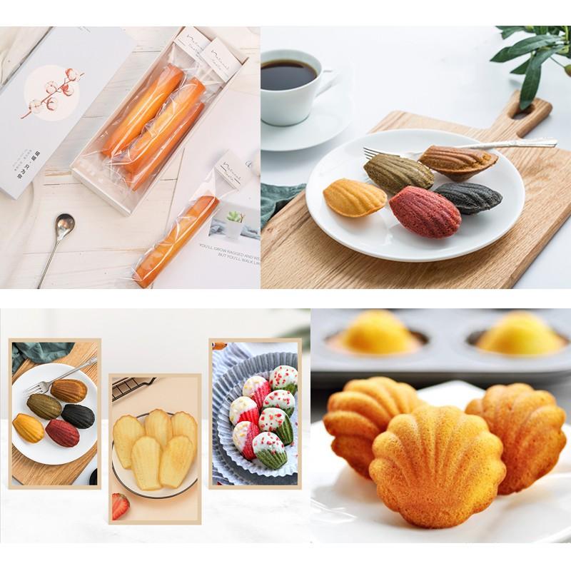 Rumahhome 6/8 Cups Financier Cake Mold Biscuit Mould Non-stick Metal Bakeware Carbon Steel Baking Mould Chocolate Mould