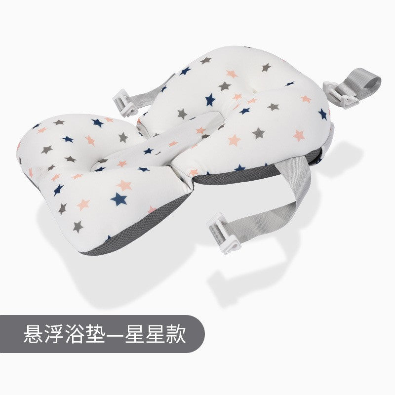 Rumahhome_Baby Bathing Bathtub Foldable Shower Basin Newborn Baby Bathtub with Temp Sensor/Infant/Children