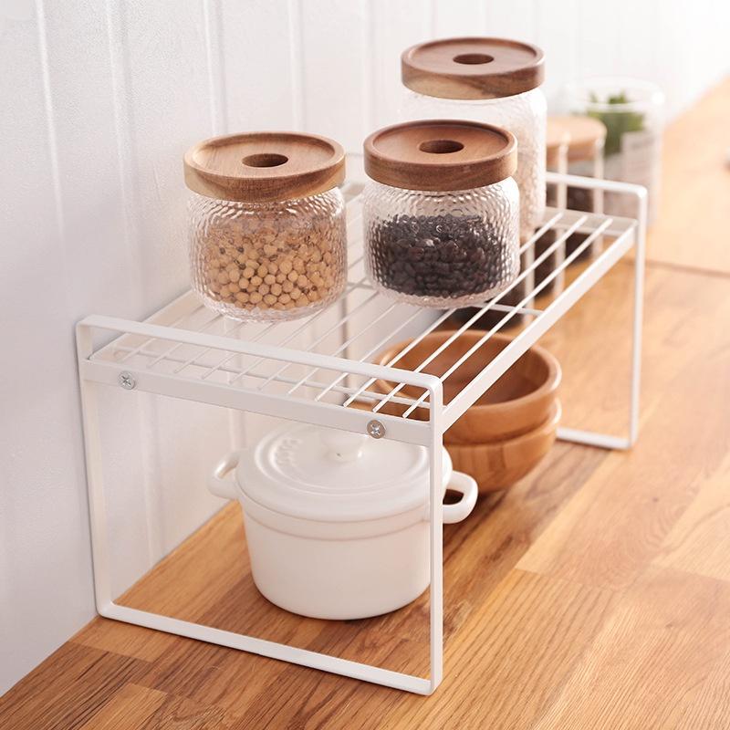 Rumahhome Japanese-style  Kitchen storage rack Microwave oven shelf