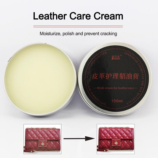 Rumahhome_Leather Care Natural Leather Conditioner Leather Moisturizing Maintenance Cream Leather Bag Leather Shoes Care