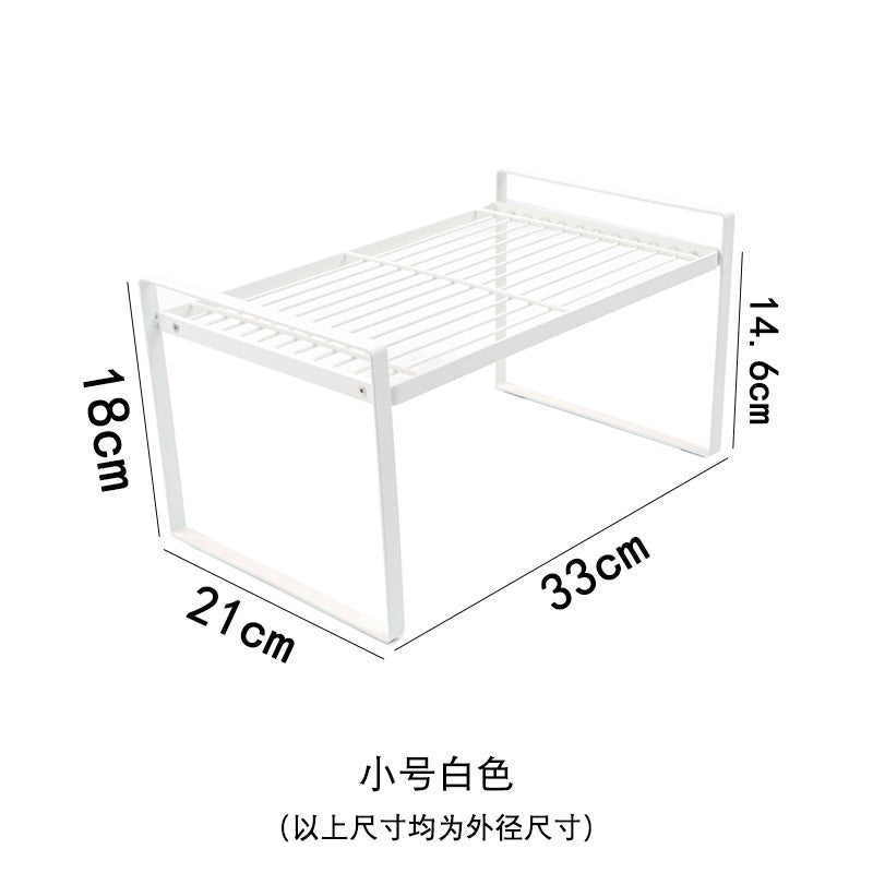 Rumahhome Japanese-style  Kitchen storage rack Microwave oven shelf