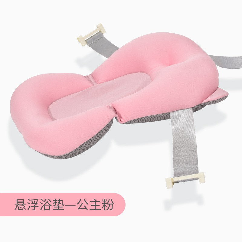 Rumahhome_Baby Bathing Bathtub Foldable Shower Basin Newborn Baby Bathtub with Temp Sensor/Infant/Children