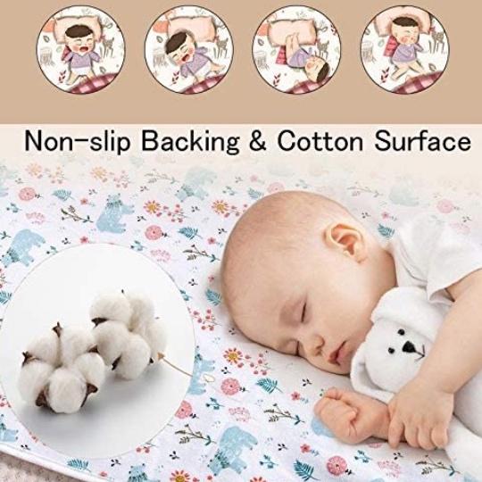 Rumahhome Baby Waterproof Diaper Mat Reusable Mattress Cotten Pad