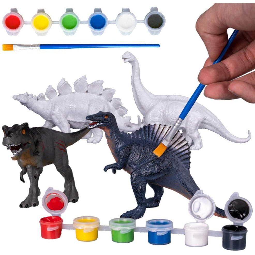 SG Rumahhome DIY Coloring 3D Painting Dinosaur Model Drawing Graffiti Children Educational Toys