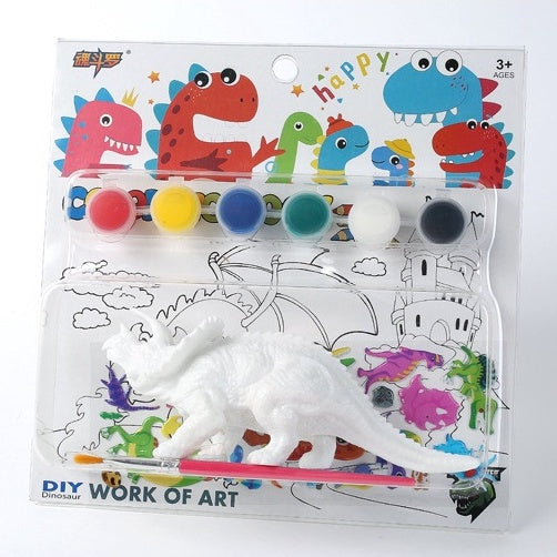 SG Rumahhome DIY Coloring 3D Painting Dinosaur Model Drawing Graffiti Children Educational Toys