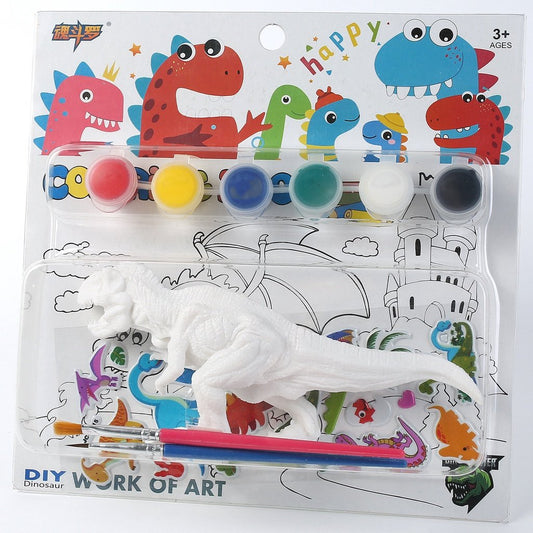 SG Rumahhome DIY Coloring 3D Painting Dinosaur Model Drawing Graffiti Children Educational Toys