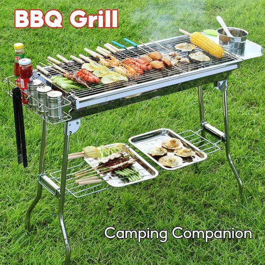 Folding Outdoor charcoal bbq grill