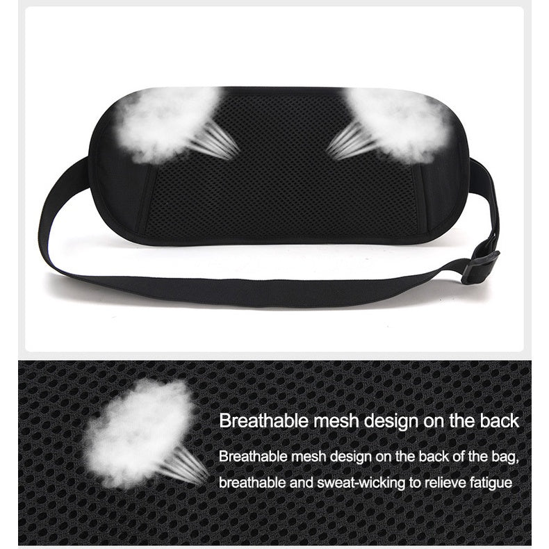 Travel Money Belt Sport Waist Wallet RFID Blocking Anti-Theft Passport for Men & Women