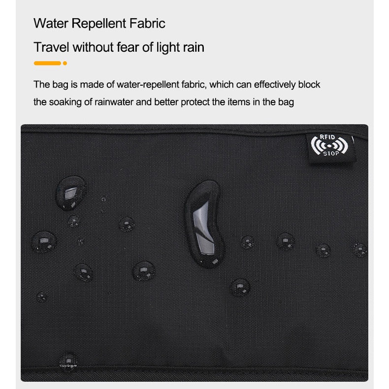 Travel Money Belt Sport Waist Wallet RFID Blocking Anti-Theft Passport for Men & Women
