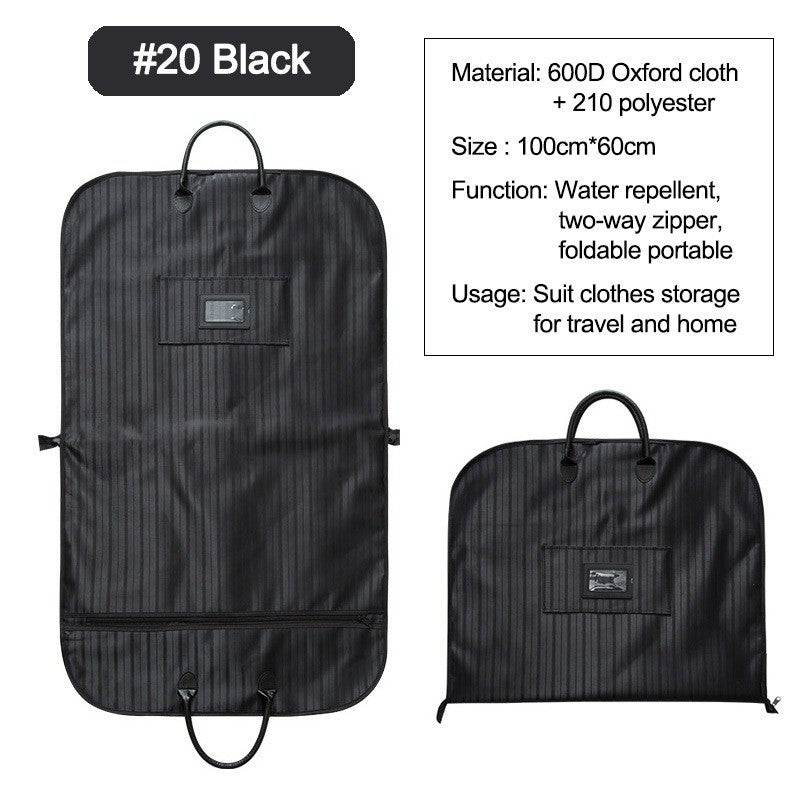 SG Business Trip Suit Storage Bag  Garment Cover for Travel Dustproof Breathable Coat Carrier