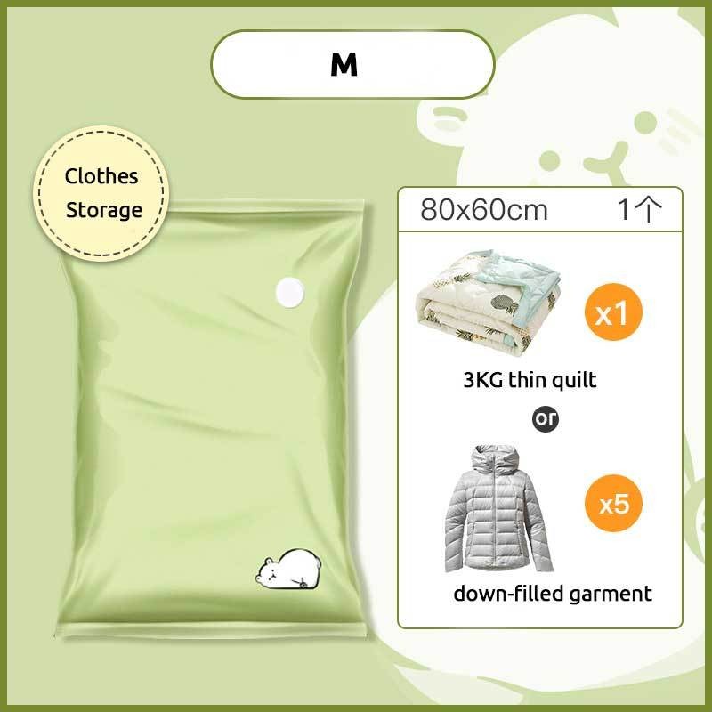 Thickened Large Vacuum Compression Wardrobe Storage Bag - Moisture-Proof for Clothes, Quilt, Cabinet,Travel & Moving
