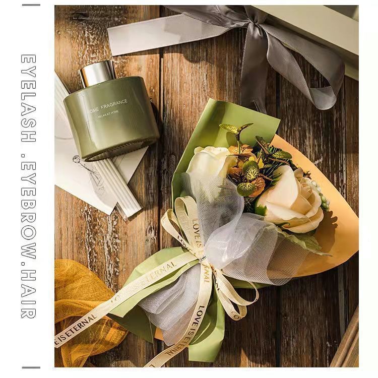 Luxury Valentine's Day Gift Eternity Flower Sets Scented Candle Fragrance oil Scented oil Aromatherapy Home Decorative