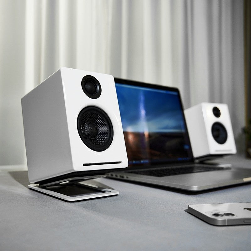 Desktop Speaker Holder Anti-Vibration Metal Speaker Stands for Small Speakers | Desktop Holder