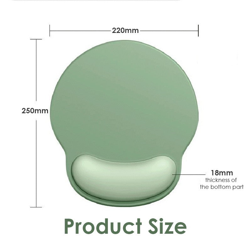 Game Mouse Pad Wrist Rest Support Comfortable Silicone Non Slip Soft For Computer Laptop Tablet