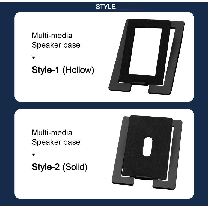 Desktop Speaker Holder Anti-Vibration Metal Speaker Stands for Small Speakers | Desktop Holder