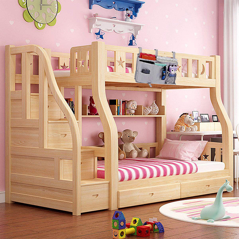 Multi-Pocket Bedside Hanging Bag | Organiser for Diapers, Bottles, Phone, Magazine | Fits Chair Bunks Cabin SG