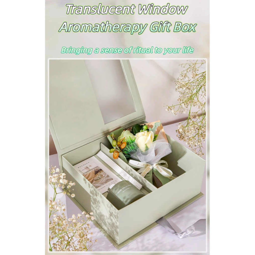 Luxury Valentine's Day Gift Eternity Flower Sets Scented Candle Fragrance oil Scented oil Aromatherapy Home Decorative