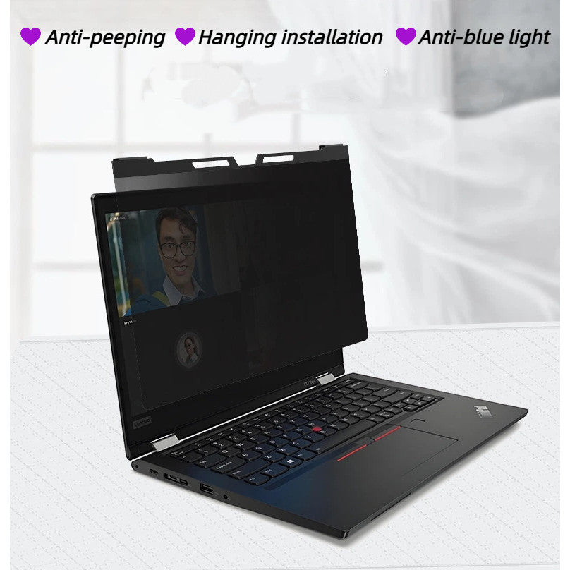 Hanging Laptop Privacy Filter Anti UV 13/14/15.6 Inch Screen Protector for Eye Protection Notebook