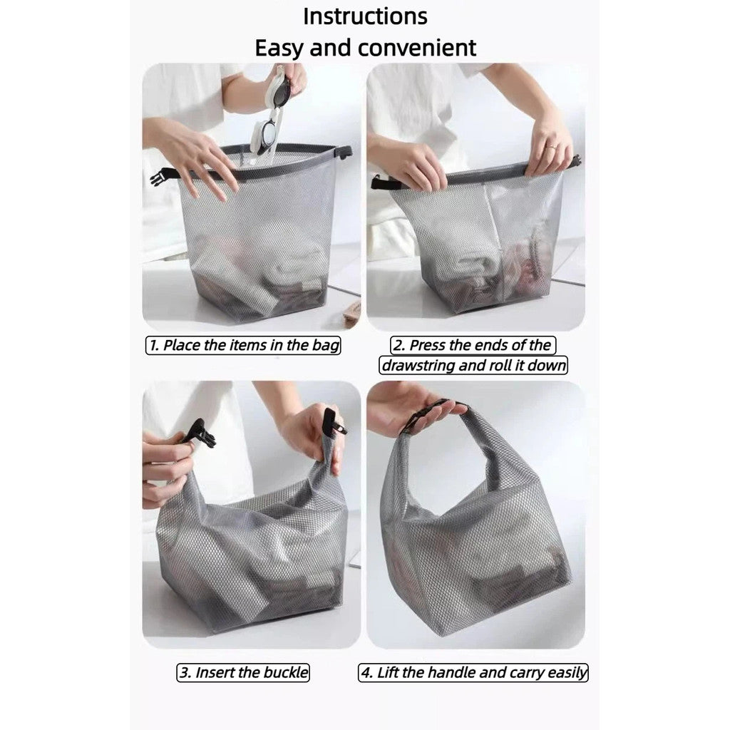 Waterproof Swimming Bag with Dry Wet Separation, Large Capacity Travel Organizer for Cosmetics, Toiletries, Gym