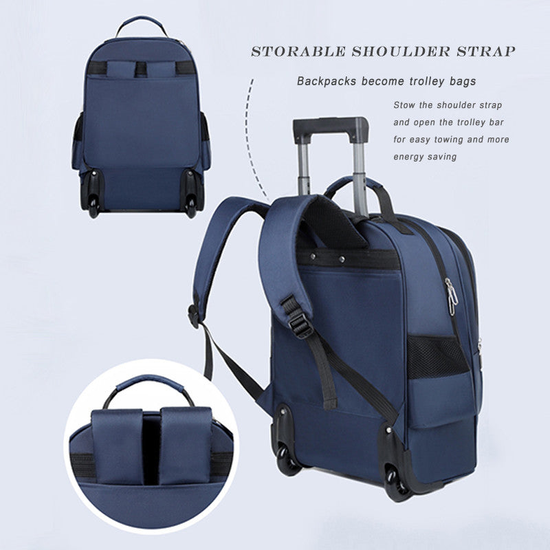 TasBagShop SG korean style 20 inch trolley travel bag back bag with wheel soft cabin luggage