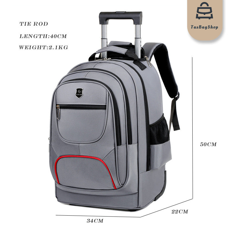 TasBagShop SG korean style 20 inch trolley travel bag back bag with wheel soft cabin luggage