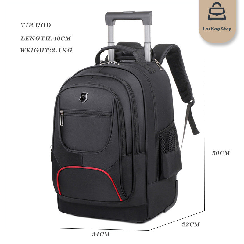 TasBagShop SG korean style 20 inch trolley travel bag back bag with wheel soft cabin luggage