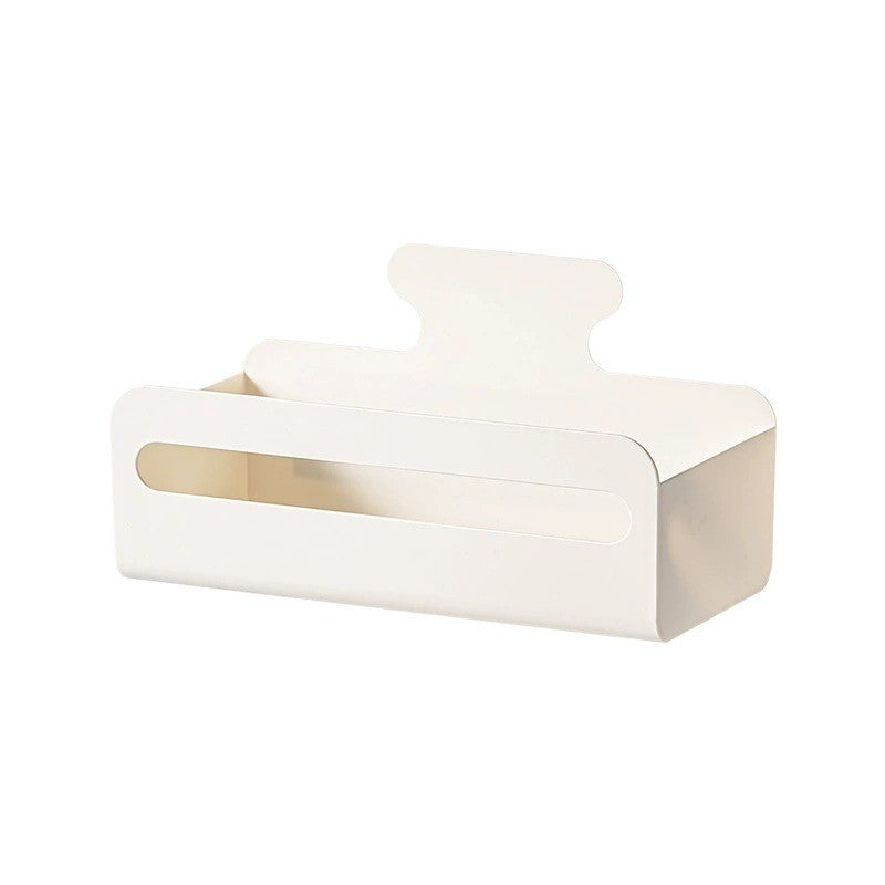 Magnetic Fridge Paper Towel Holder Kitchen Tissue Organiser Rack Wall Mount No Drill Shelf Space Saving Storage Box