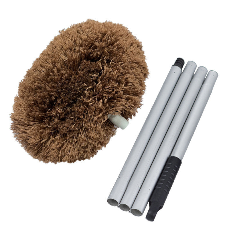 Ceiling Fan Duster Absorb Dust Save Strength Adjustable Telescopic Removable Washable Super Cilia Brush