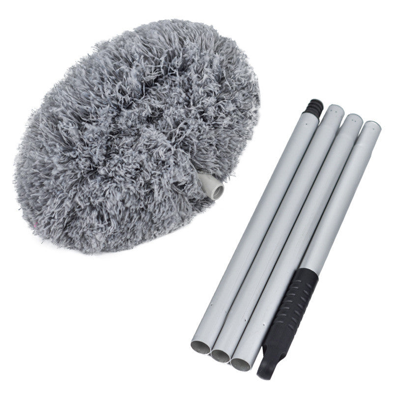 Ceiling Fan Duster Absorb Dust Save Strength Adjustable Telescopic Removable Washable Super Cilia Brush