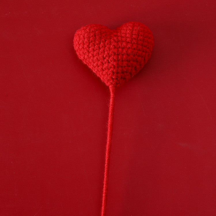 Handmade Crochet Flower Bouquet - Everlasting Rose/Sunflower for Home & Office Decor - Birthday, Anniversary Gift