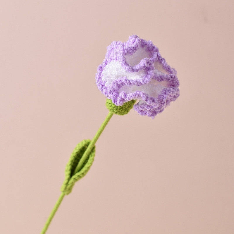 Handmade Crochet Flower Bouquet - Everlasting Rose/Sunflower for Home & Office Decor - Birthday, Anniversary Gift